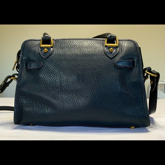 Dooney&Bourke•Vintage•Navy Blue•Leather - Picture 3 of 12
